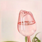 Pink tulip plant watering balls