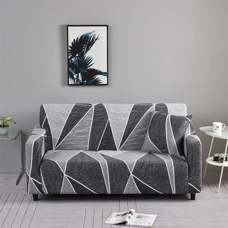 Printed Elastic Sofa Cover