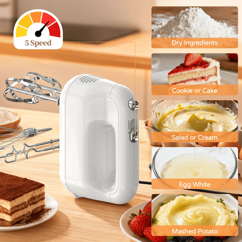 Electric Portable 5-Speed Mixer