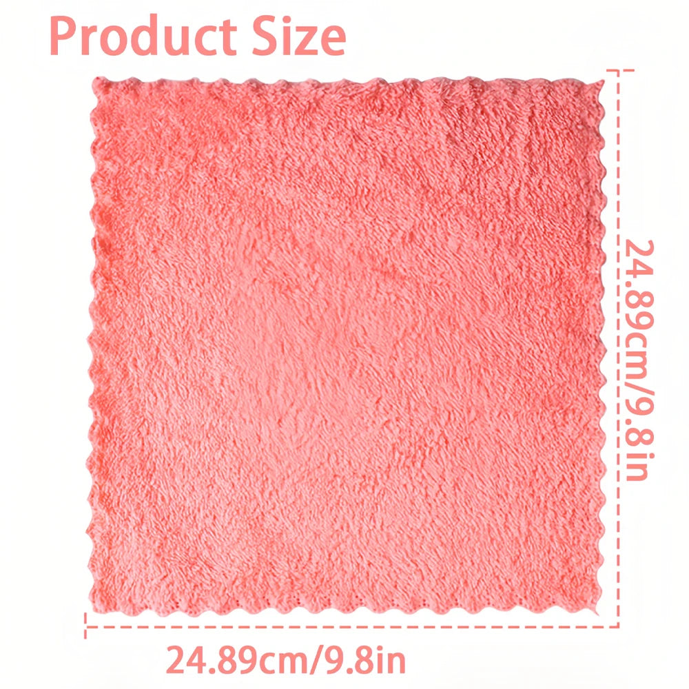 20pcs Solid Color Washcloths