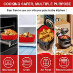 Reusable Airfryer Pan Liner,  Silicone