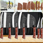 14pcs Kitchen Knives Set / Sharpener