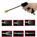 Grey Expandable Hose/ High-Pressure Nozzle