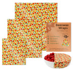 3PC/SET Beeswax Food Wraps, Reusable