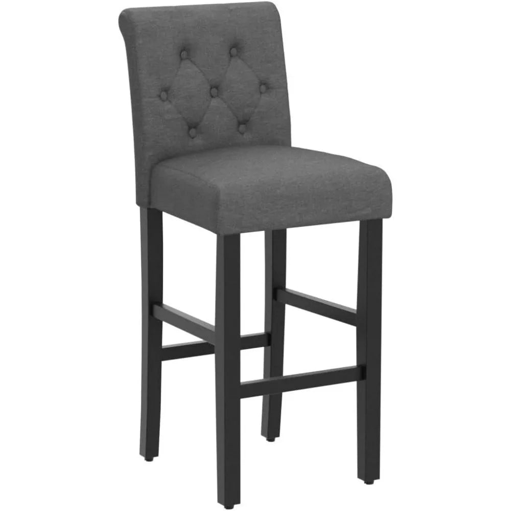30'' Set of 4 Bar Chairs  Gray