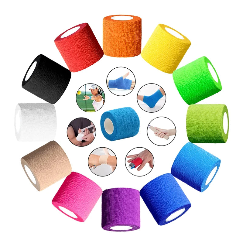 Sports Bandage Elastic, Self Adhesive Tape
