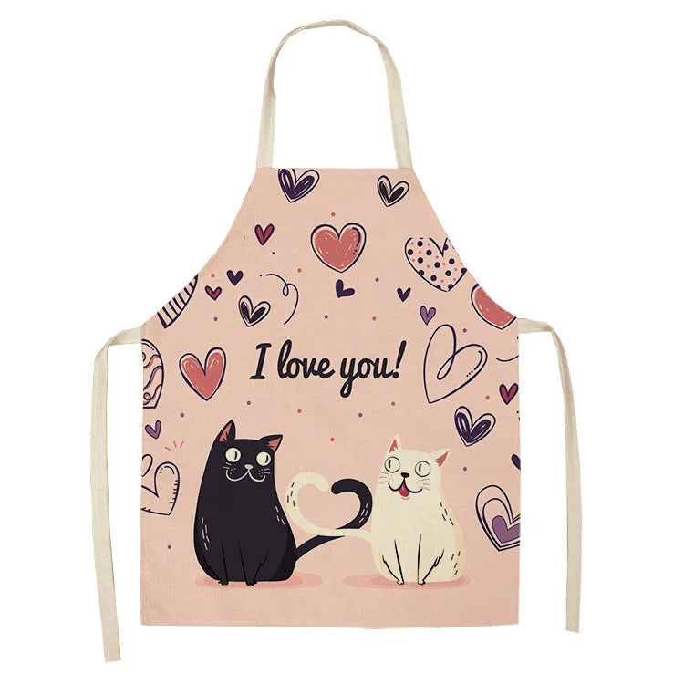 Cartoon Cat Apron