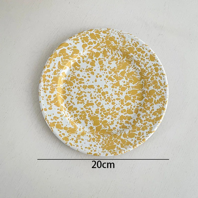European Enamel Dinner Set