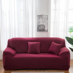 Solid Color Sofa Covers, Elastic