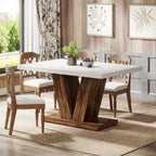 Farmhouse Wooden Table/4-6 People