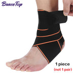 1  Elastic Silicone Ankle Stabilizer