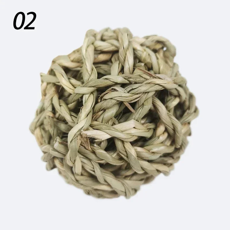 Interactive Chew Toy Natural Grass Ball