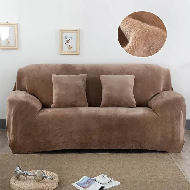 Sofa Covers, Velvet 1Pc Free Pillowcase