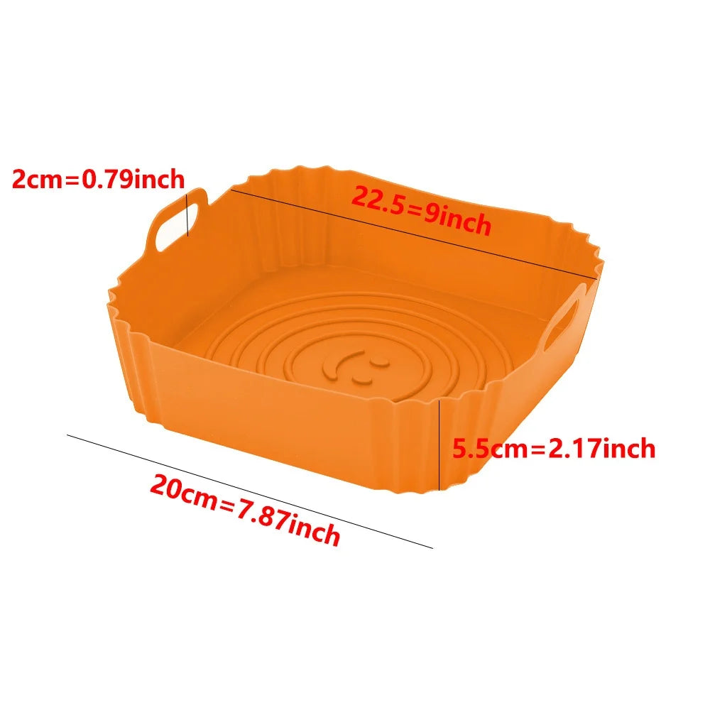 Reusable Airfryer Pan Liner,  Silicone
