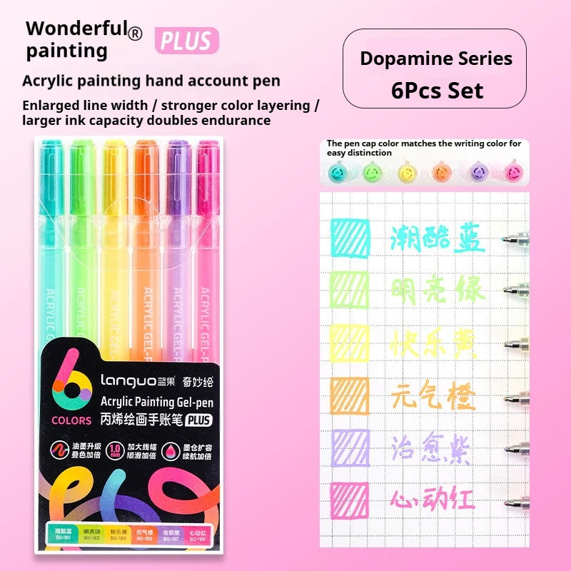 6/24/36/54/72/90 Colors Acrylic Painting Pens