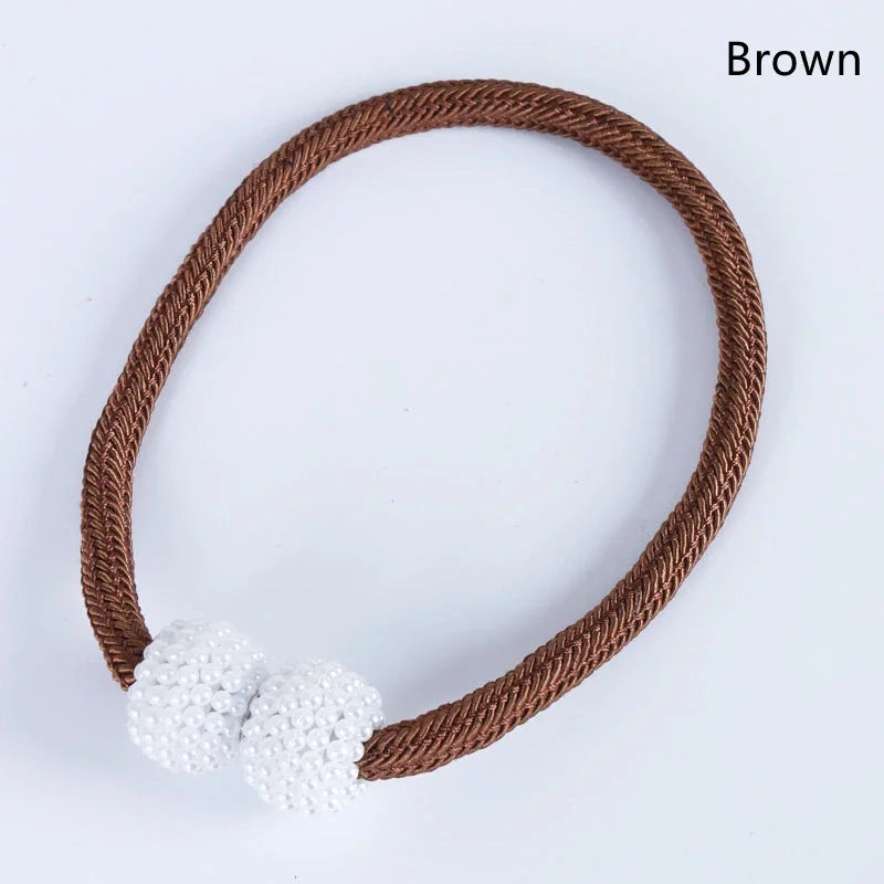 1/2PCS Pearl Magnetic Curtain Clip