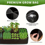 128 Gallon, 3x6FT Breathable Raised Beds
