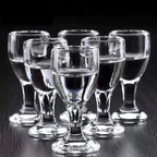 6/12pcs  Small Goblet Glass