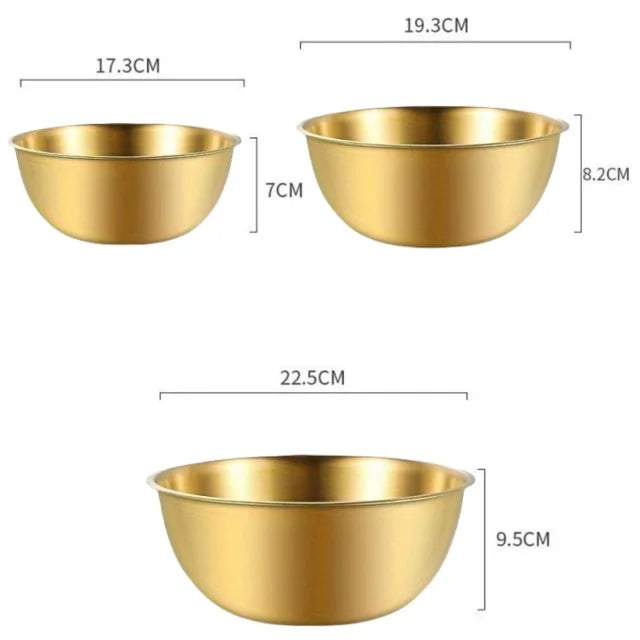 1-3 Stainless Steel Bowl Set with Scale