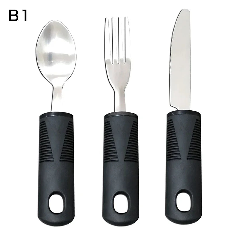 3/4/5Pcs/Set Elderly Adaptive Utensils