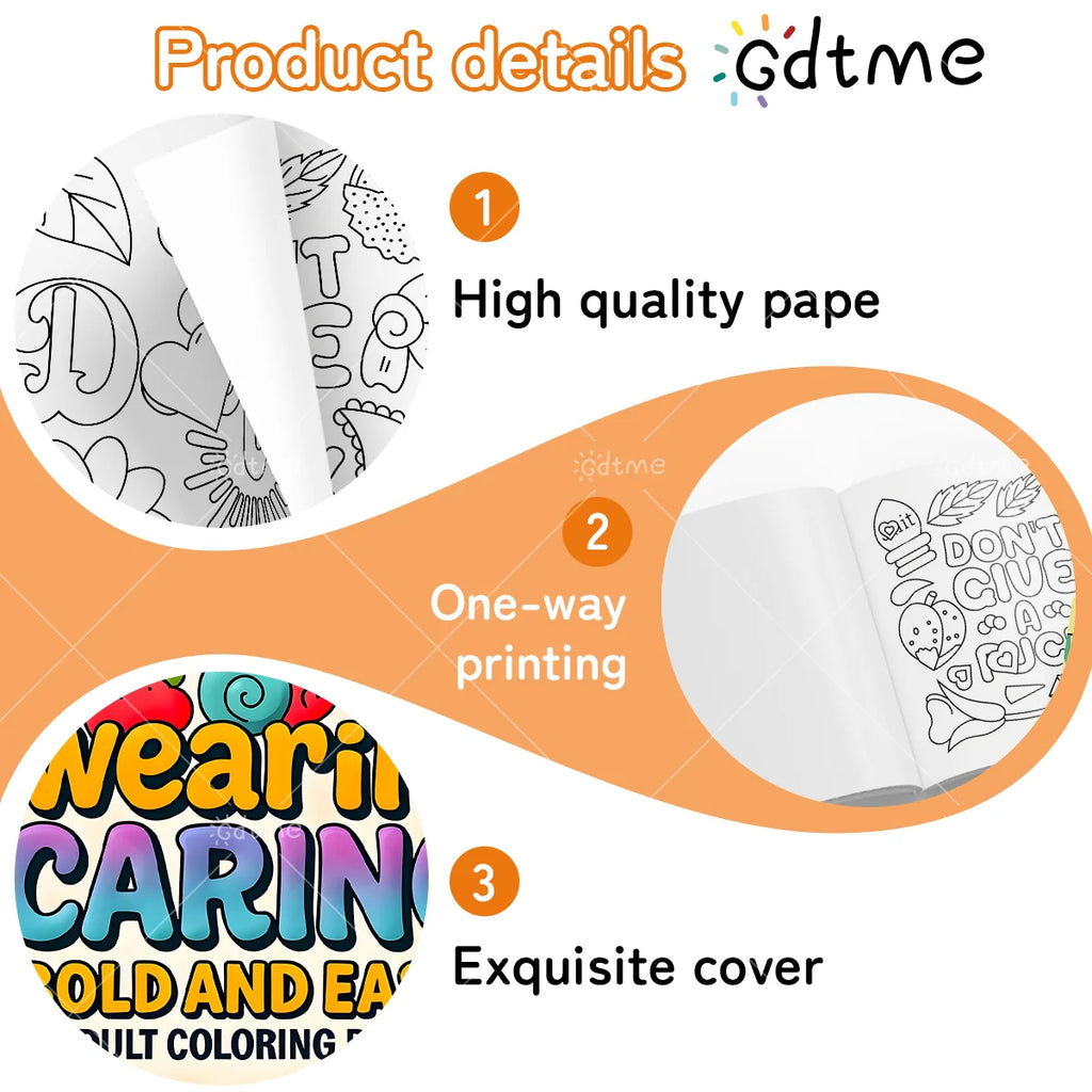 Swearing is CARING Coloring Book