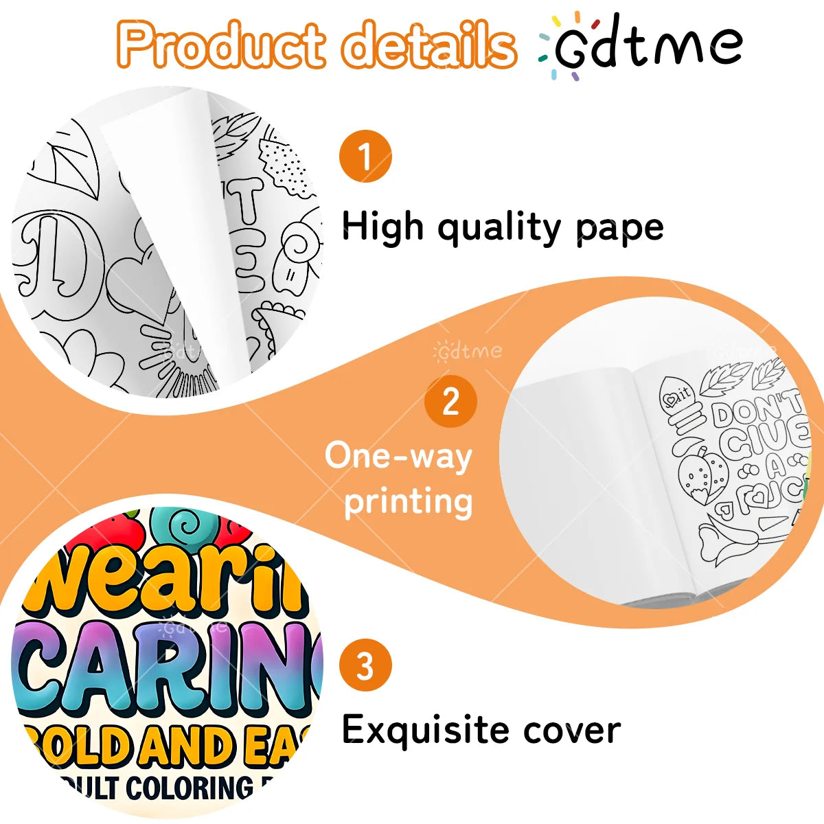 Swearing is CARING Coloring Book