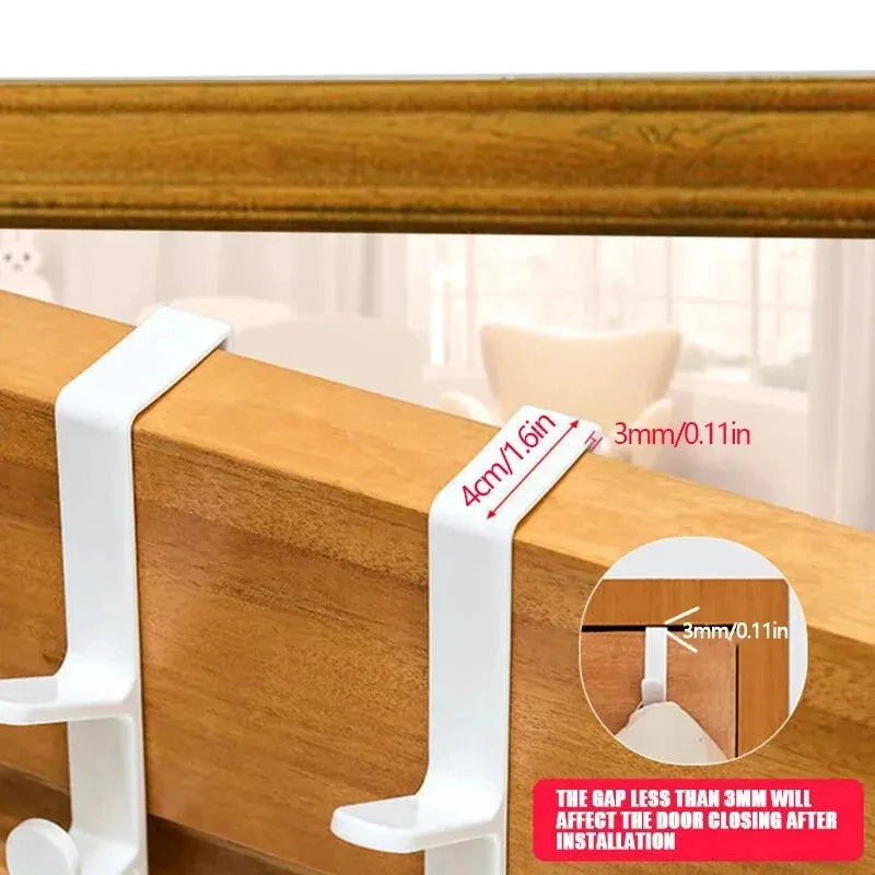Over The Door Plastic Storage Hooks