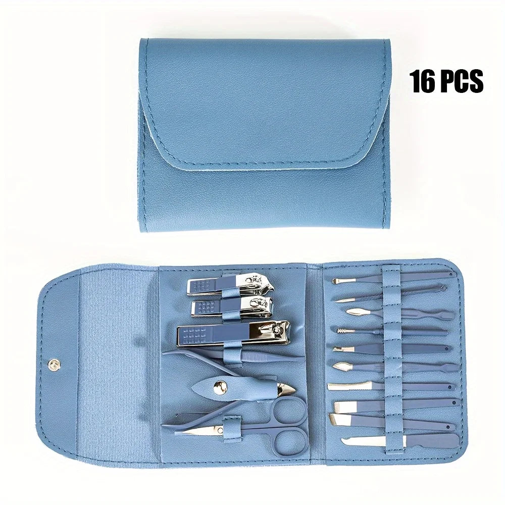 16pcs Professional Nail Cuticle Set