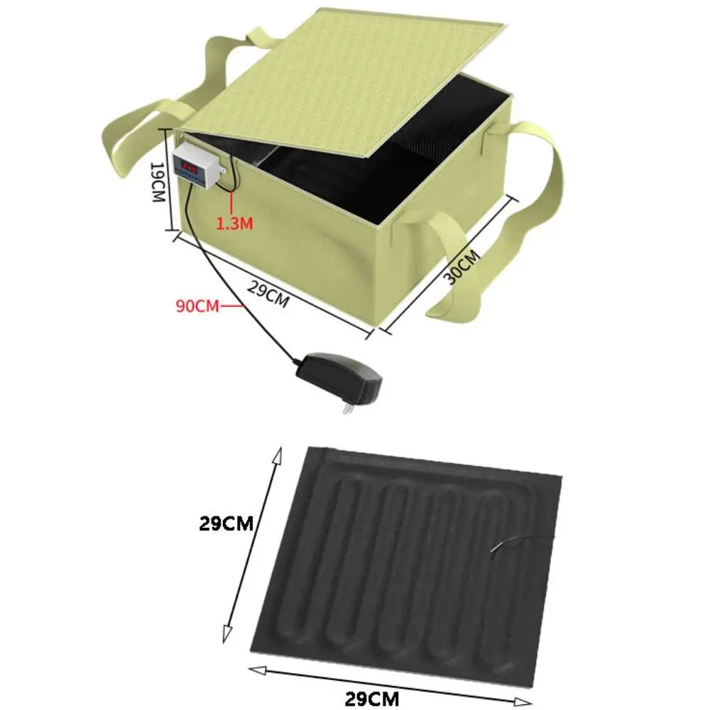 Dough Proofing Box with Heating Pad