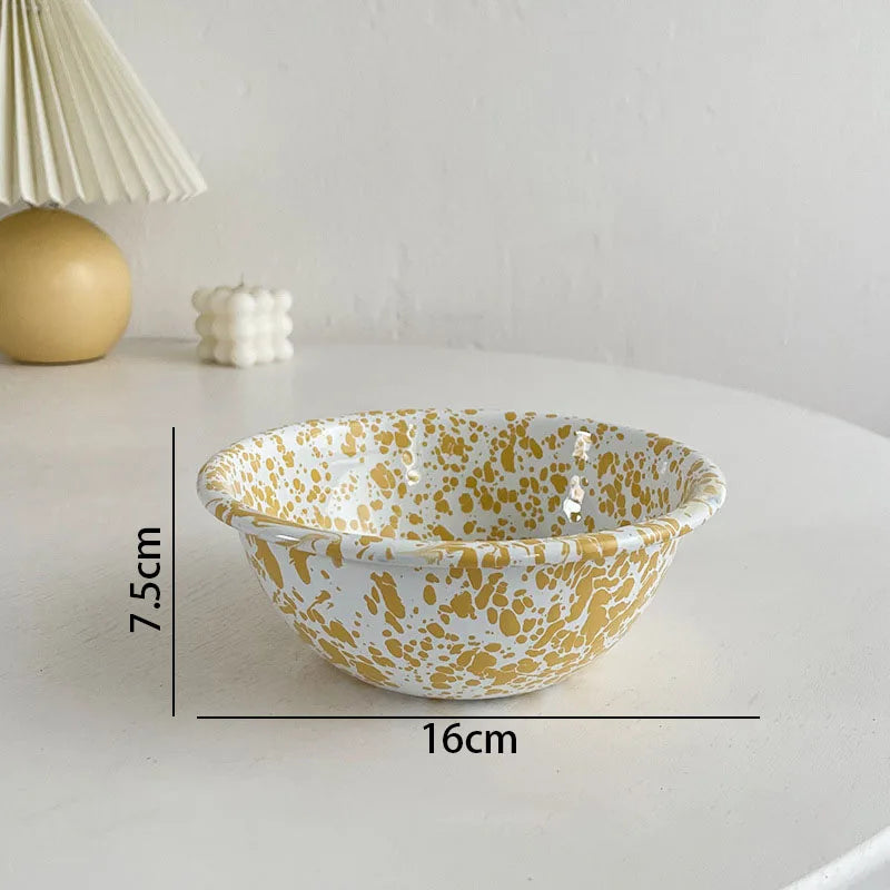 European Enamel Dinner Set