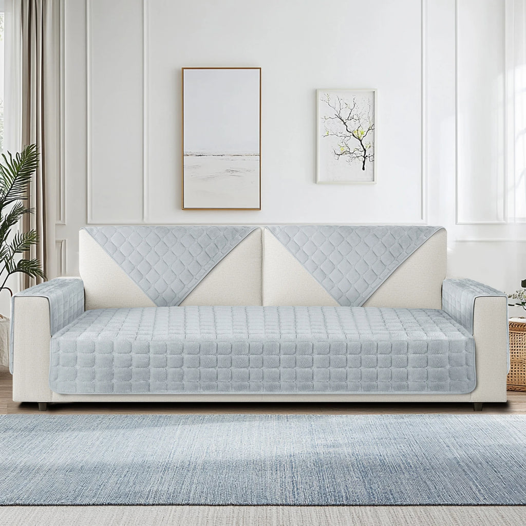 Flannel Quilted Sofa Covers