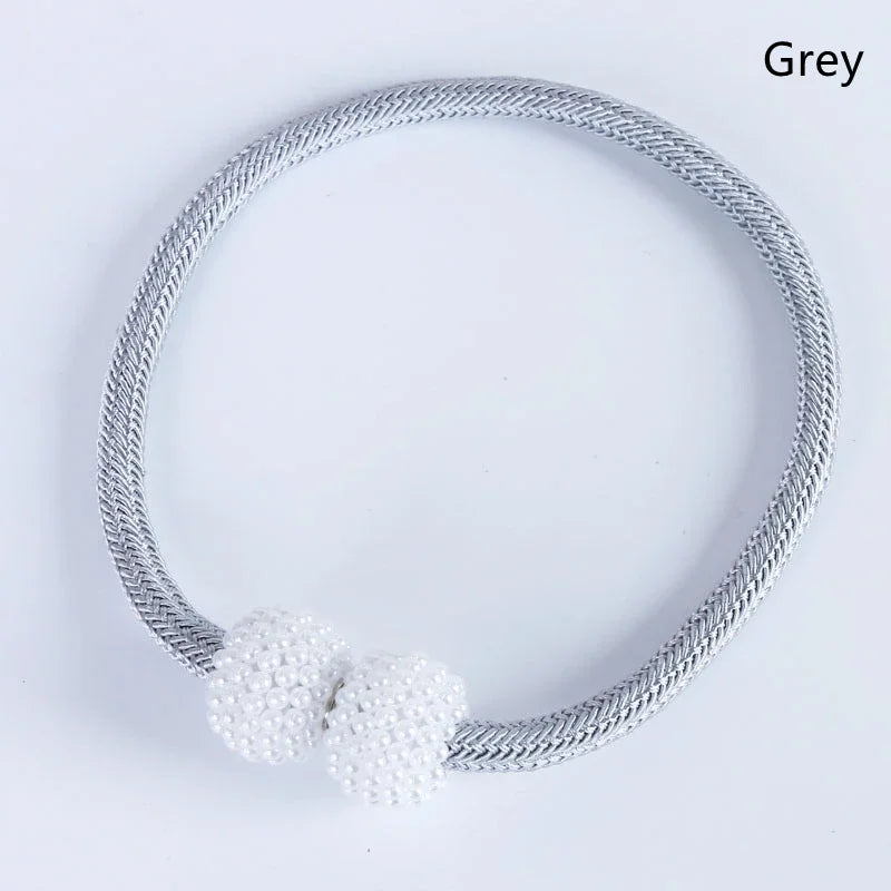1/2PCS Pearl Magnetic Curtain Clip
