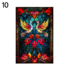 Retro Painted Printed Stained Glass Film
