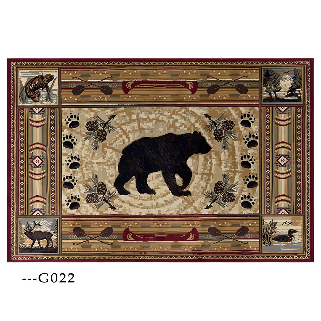 Bear,  Moose,  Deer Carpet