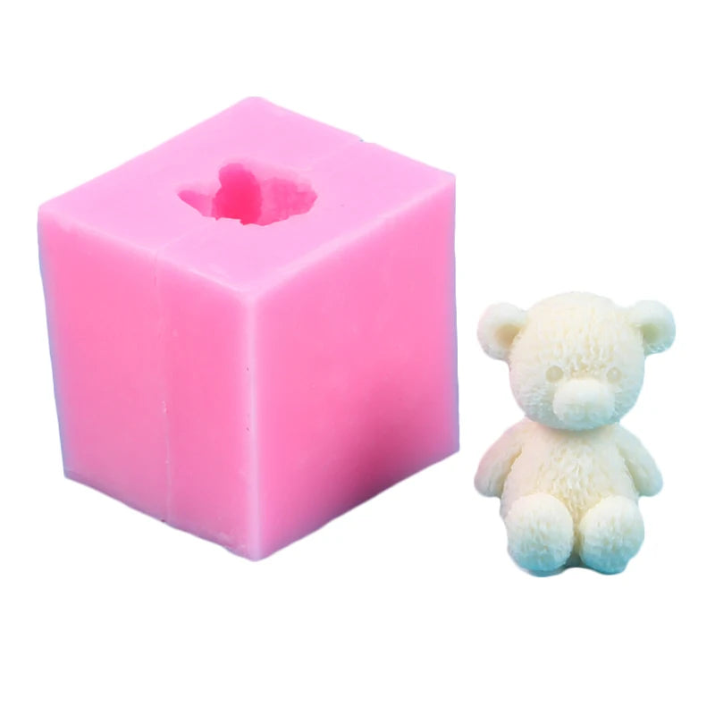 3D Bear Silicone Mold