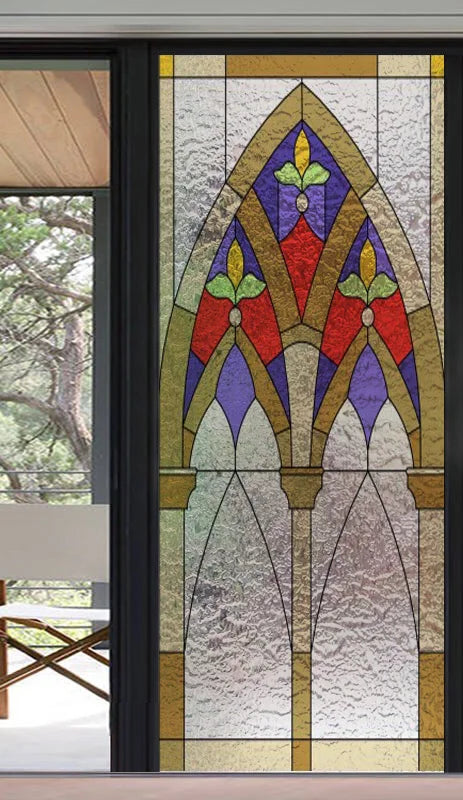 Frosted Stained Glass Window Film