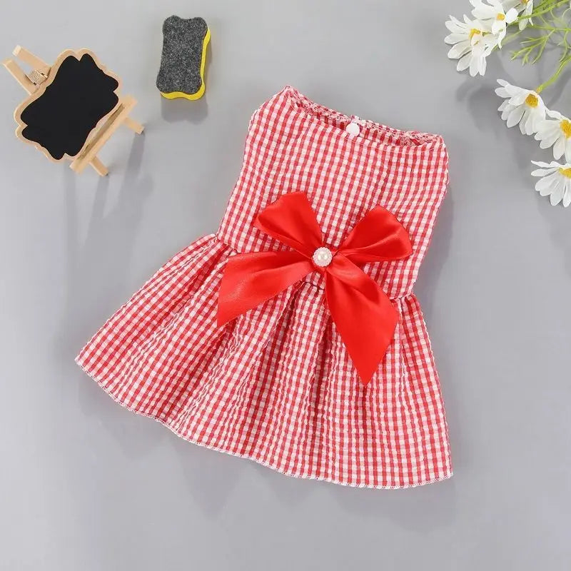 Small  Pet Flower Princess Dress