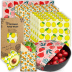 3PC/SET Beeswax Food Wraps, Reusable