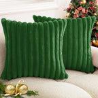 Faux Rabbit Fur Pillow Cover