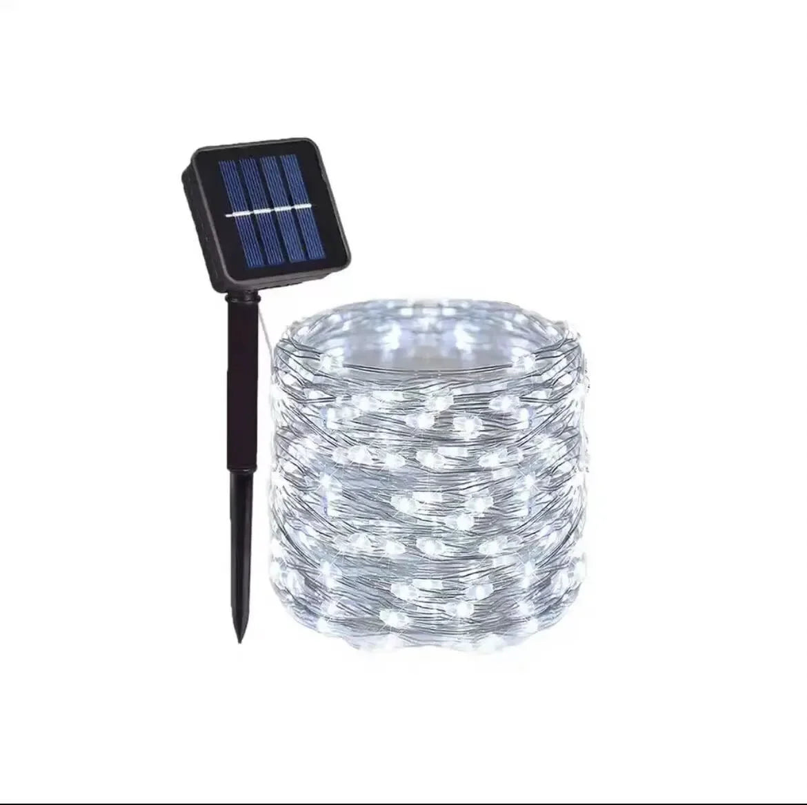 100 LEDS Solar Lights, 8 Modes