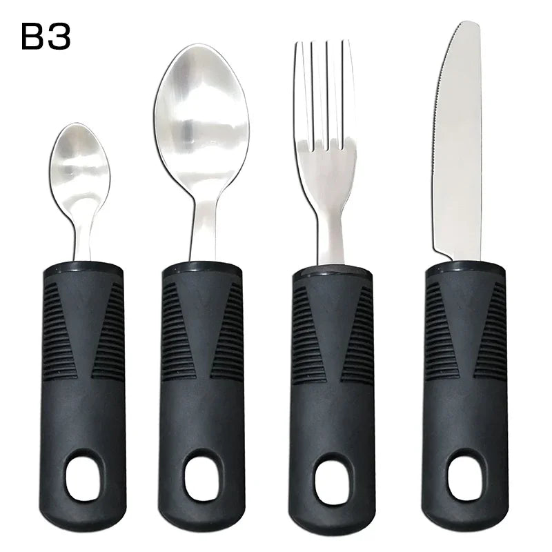 3/4/5Pcs/Set Elderly Adaptive Utensils