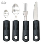 3/4/5Pcs/Set Elderly Adaptive Utensils