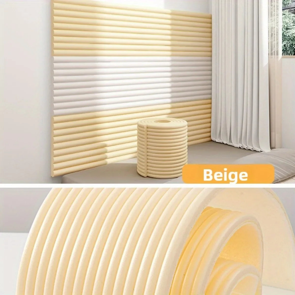 1Roll Textured Soft Edge Wall Stickers