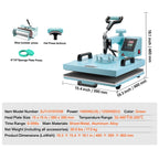 Heat Press Machine , T-Shirts/Hats/Plates