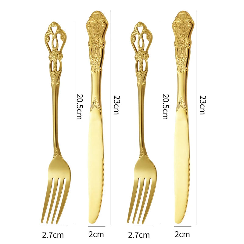 Stainless Steel Tableware Set