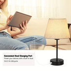 Table Lamps(2)/ Charging Ports