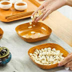 10PCS Wood Grain Dish