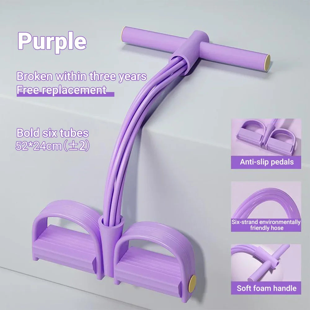 6-Tube Resistance Band Rope