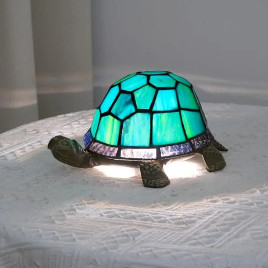 Turtle Night Light/ Tiffany Style Lamp