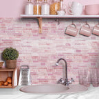 6/12/24 Pcs Marble Pattern Self-Adhesive Tile Coverings